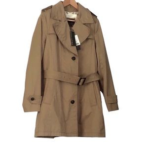 Banana Republic NWT Women’s Belted Removable Quilt Lining Short Trench Coat